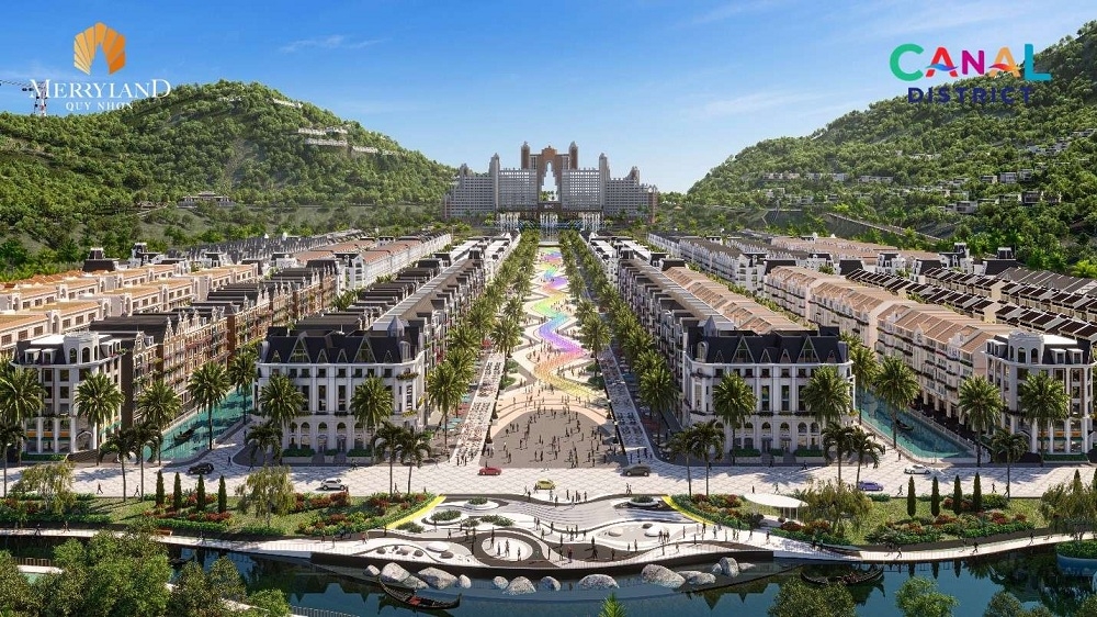 Tiên phong với mô hình BizHouse khu CANAL DISTRICT dự án MERRYLAND Quy Nhơn